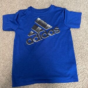 Adidas Kids Royal Blue Tee with Logo